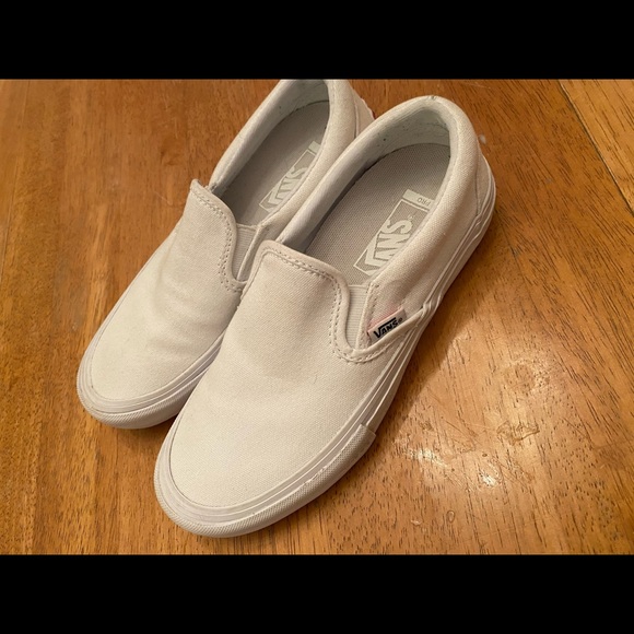 Vans Pro white slip on sneakers  M5, W6.5 unisex - Picture 11 of 16
